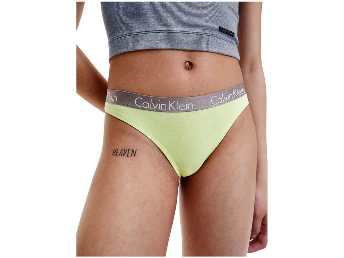 Tanga de Mujer CALVIN KLEIN Multicolor (XS) | Worten.es