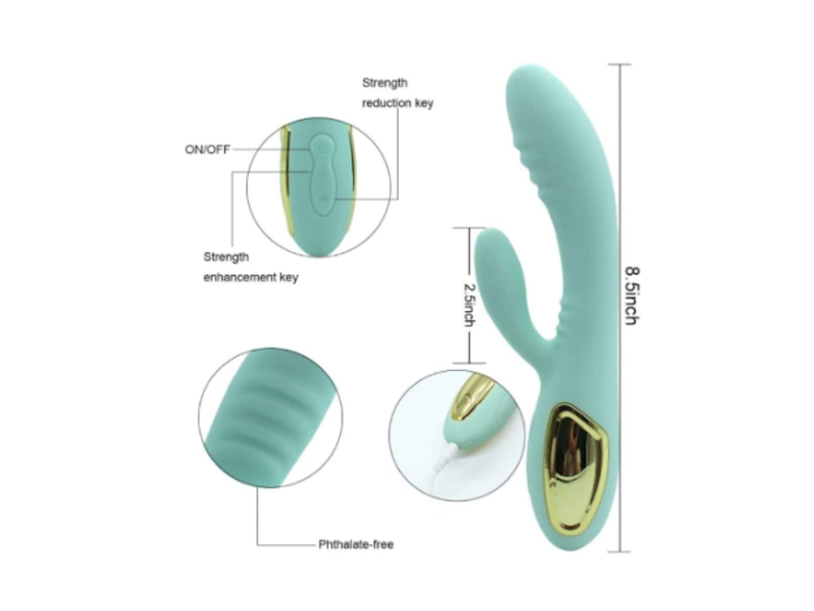 Chronus Vibrador Juguete Sexual para Mujer Impermeable Silicona Chupando  Clítoris Verde BISBISOUS | Worten.es