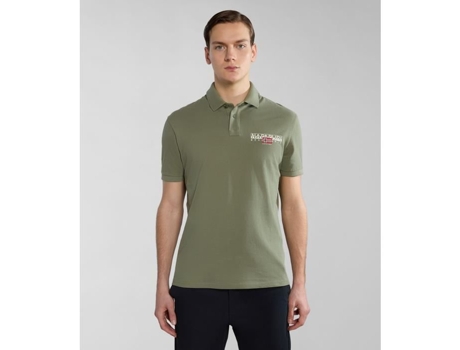 Polo de Hombre NAPAPIJRI Aylmer Outro Verde (M)