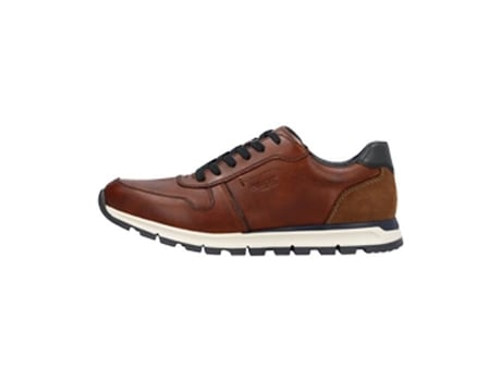 Zapatillas de Hombre RIEKER Clarino Piel Marrón (40)