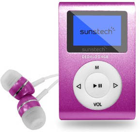 Reproductor MP3 SUNSTECH DEDALOIII Rosa