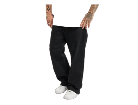 Pantalones de Vaquero de Hombre DANGEROUS DNGRS Homie Baggy Negro (34x34)