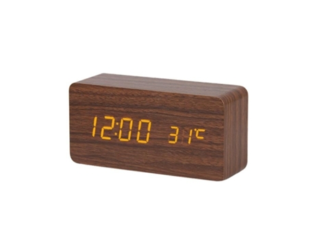 Despertador Led Madera Usb SLOWMOOSE / AAA 16[16]