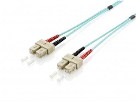 Cable de fibra óptica EQUIP 2X Sc Om3 15 M - Azul