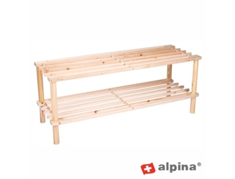 Shoe Rack Para Organizar Zapatos Con 2 Estantes Alpinos