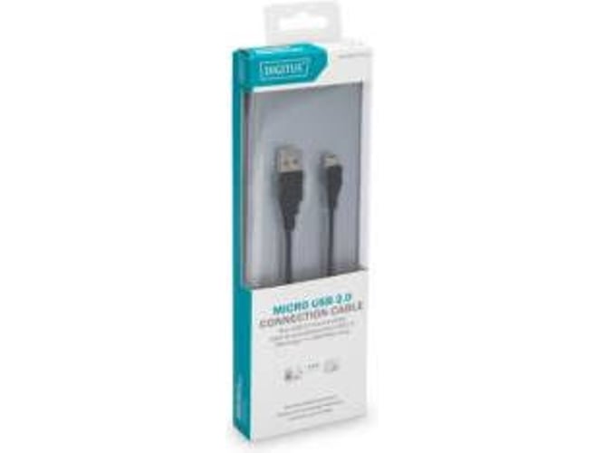 Cable de Datos DIGITUS (1 m - Negro)