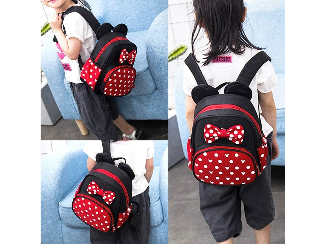 Mochila linda para ninas pequenas mochilas impermeables para ninos pequenos mochila de viaje para ninos pequenos mochila para bebe minimochila con raton Worten.es