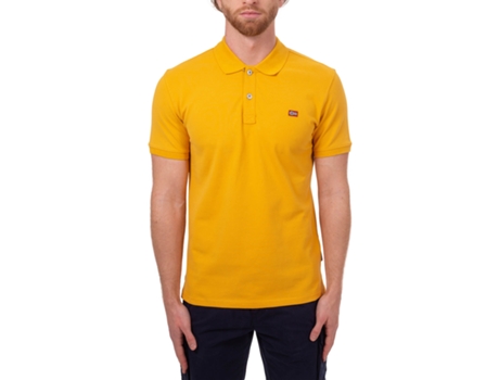 Polo de Hombre NAPAPIJRI Algodón Naranja (XL)