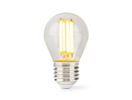 Bombilla Filamento Nedis LED E27 G45 7W 806lm 2700K 1 un