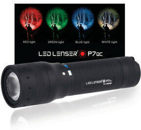 Ledlenser Linterna De bolsillo p7qc 220 multicolor rgb haz luz 60m hasta 20h