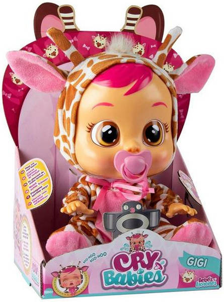 Muñeca IMC TOYS Bebes Llorones: Gigi jirafa