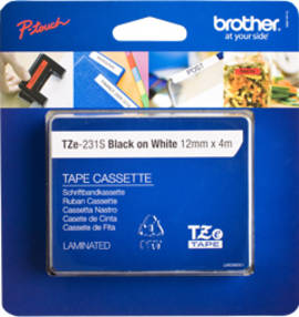 Cinta de Etiquetas BROTHER TZE231S