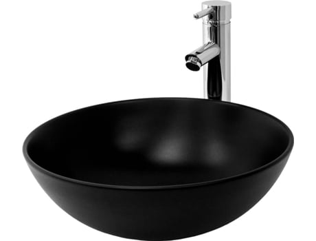 Lavabo Mldesign Redondo negro 40 x 14.5