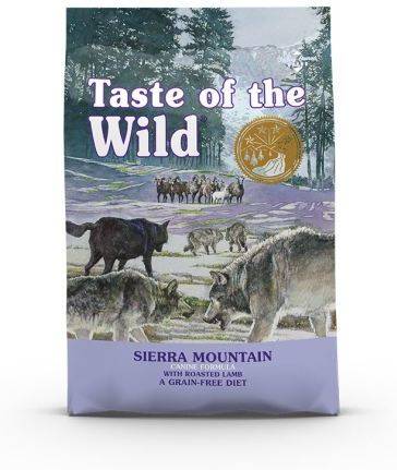 Taste Of The wild sierra mountain pienso para perros con cordero asado 122kg 12.2 seca