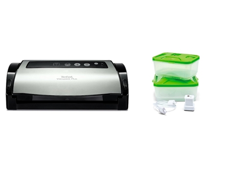 Envasadora al Vacío TEFAL 130 W negro / Acero Inoxidable con accesorios Yy3107Fb