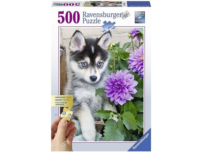 Puzzle RAVENSBURGUER Tenero Husky (500 Piezas)