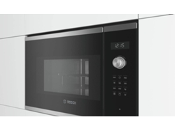 Microondas Integrable Bosch BEL554MB0 Grill 25 Litros Negro, Microondas  integrable