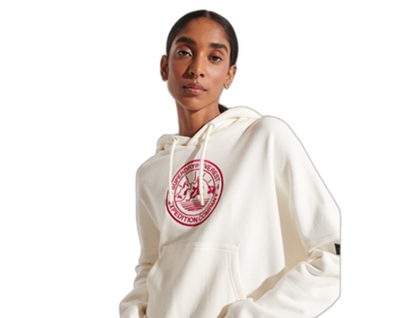 Sudadera corta con capucha para mujer SUPERDRY Expedition Graphic 42