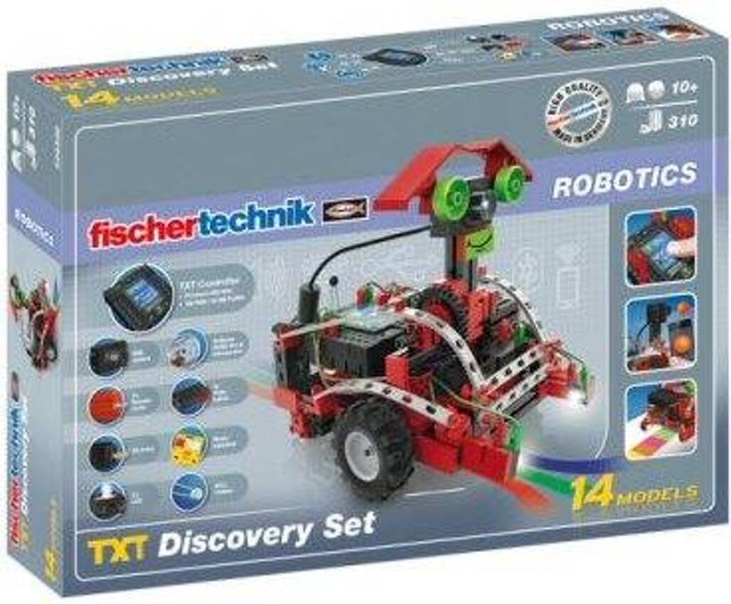 Kit De Construcción FISCHERTECHNIK TXT Discovery (Edad Mínima: 10 - 310 Piezas)