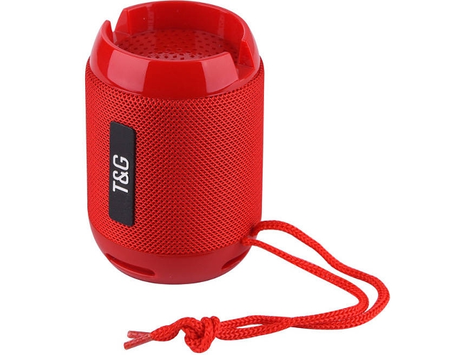 Altavoz Bluetooth RITTEREC TG129C (Rojo - 5 W - Alcance: hasta 10 m)