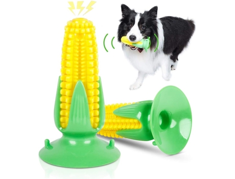 Juguete masticable interactivo con ventosa, utilizado para la limpieza de dientes de perros y entrenamiento de masticación, adecuado para perros pe...