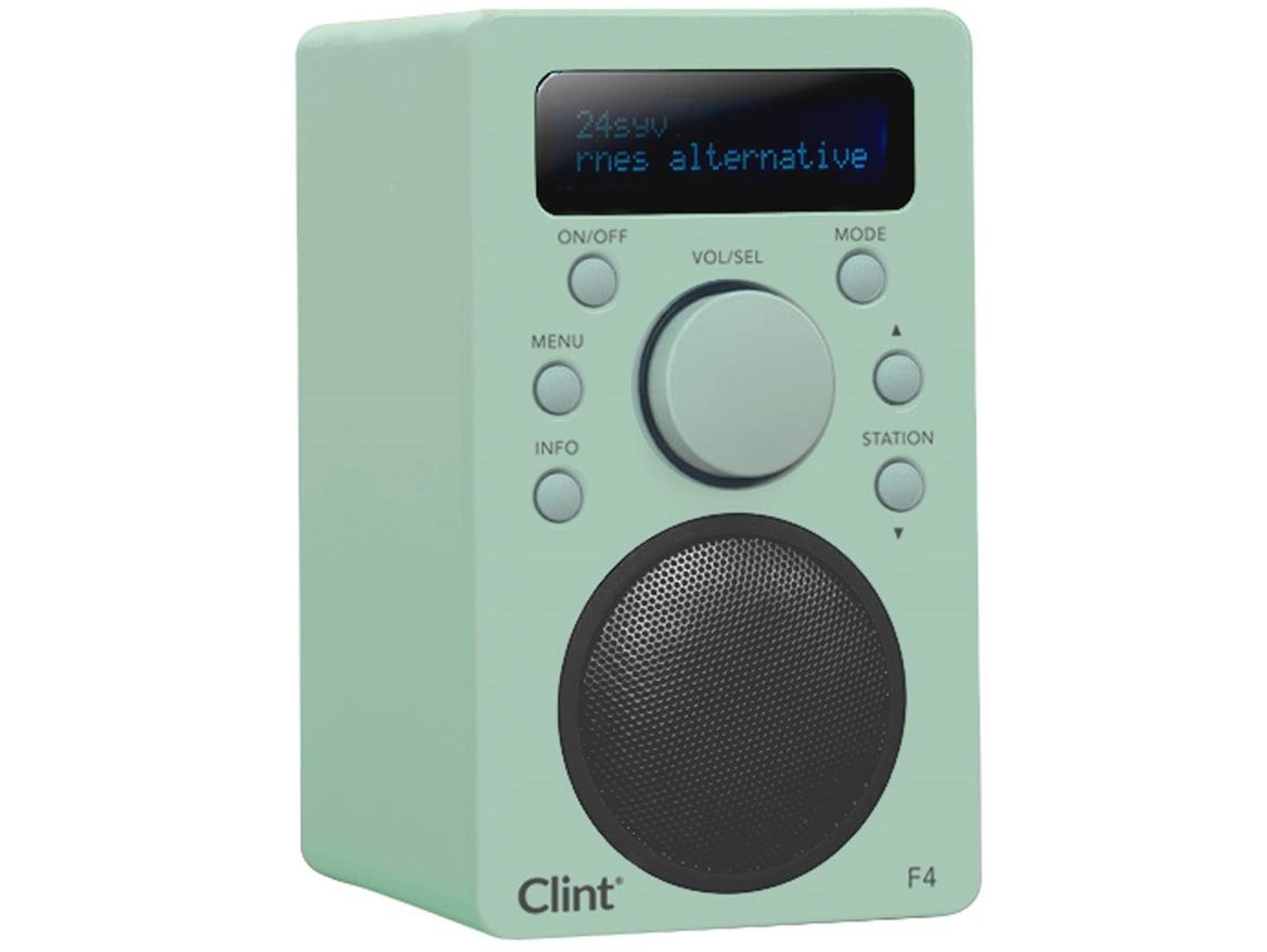 Clint F4dabmg Radio fm bluetooth color verde