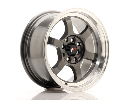 Llanta Japan Racing Jr12 15''X7,5 Et 26 4X100 4X108 Cb 73,1 Gun Metal