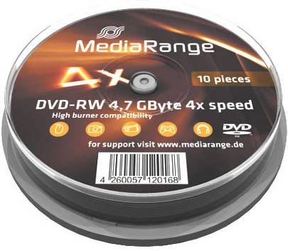 DVD vírgen MEDIARANGE MR450