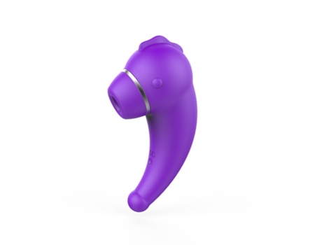 Vibrador de masaje de succión recargable de 20 frecuencias para mujeres (púrpura) VEANXIN