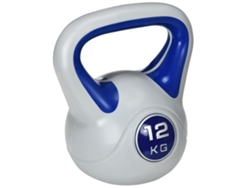 Kettlebell Pu y Arena Color Azul Marino y Gris 24X17X28 Cm SPORTNOW