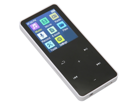 Reproductor MP3 Bluetooth YIZHOOD JS04 1.8Inch HiFi Loseless 8GB (Blanco)