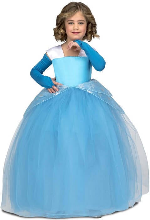 Disfraz de Niña DISFRAZZES Princesa Tutu Azul (Talla: 5 a 6 años)