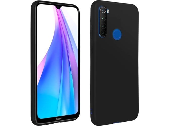 Carcasa Xiaomi Redmi Note 8T AVIZAR TPU-FR-BK-N8T Negro