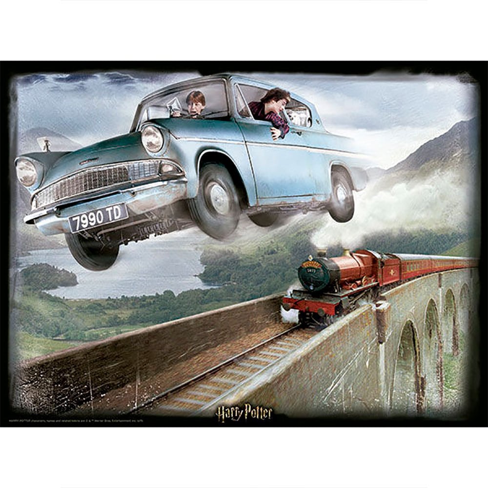 Puzzle 2D PRIME 3D Quebra-cabeça harry potter lenticular ford