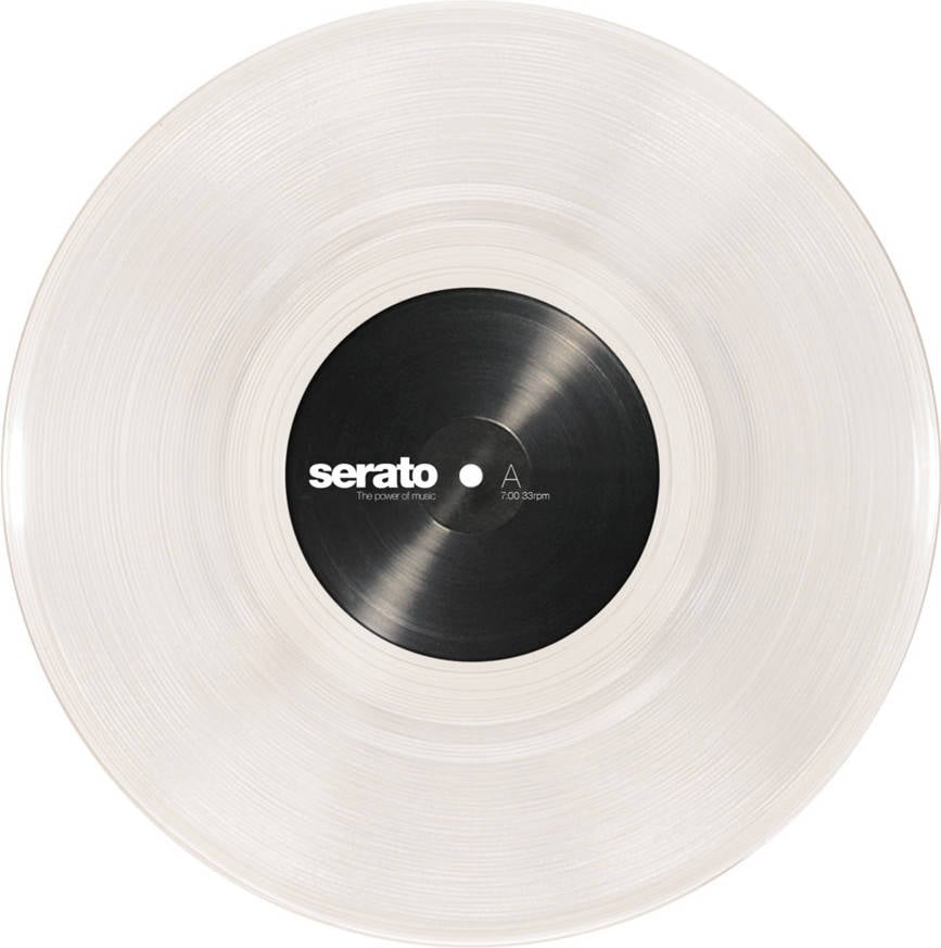 Serato Par Transparente de 10 pulgadas vinilo control standard