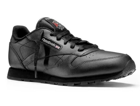 Zapatillas REEBOK Classic Leather Niños (38 - Negro)