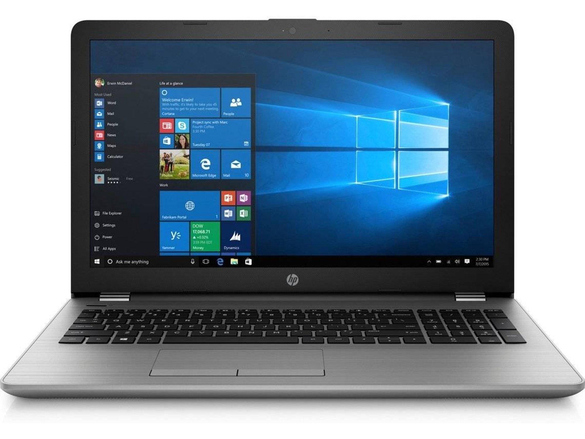 Portátill HP 250 G6 - 1WY58EA (15.6'' - Intel Core i5-7200U - RAM: 8 GB - 256 GB SSD - Intel HD 620)