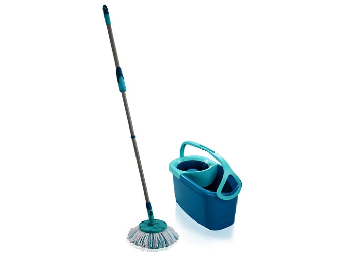 Set De Limpieza cubo fregona twist disc mop leifheit rotatoria clean ergo 2.0 giratoria cabezal micro duo en