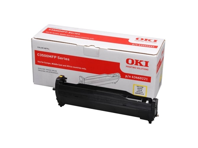 Tambor OKI C3520/C3530 MFPS Amarillo para OKI MC350, MC360, C3520, 3520 MFP, 3530, 3530 MFP