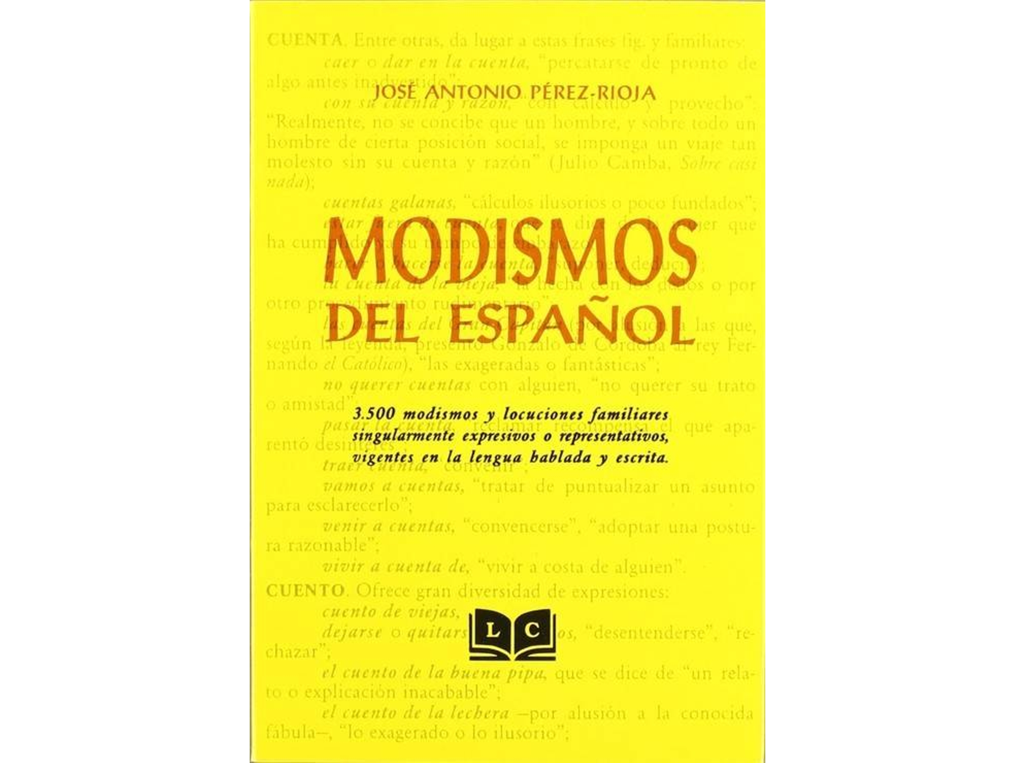 Libro Modismos Del Español. de José Antonio PÉrez-Rioja