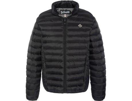 Abrigo SCHOTT Nylon Hombre (XXL - Negro)