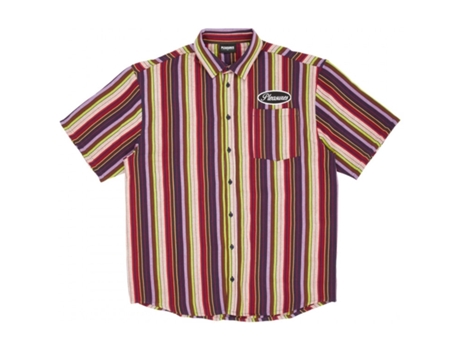 Camisa de Hombre PLEASURES Nailed Ss Button Multicolor (S)