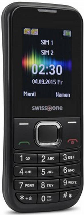 Teléfono móvil SWISSTONE SC 230 Senior (1.77'' - 2G - negro)