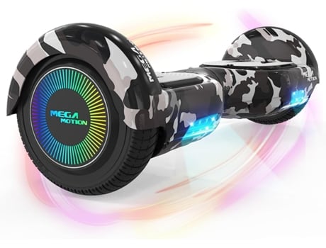 Hoverboard MEGA MOTION 6.5'' Bluetooth y LED Lights A03 Camouflage