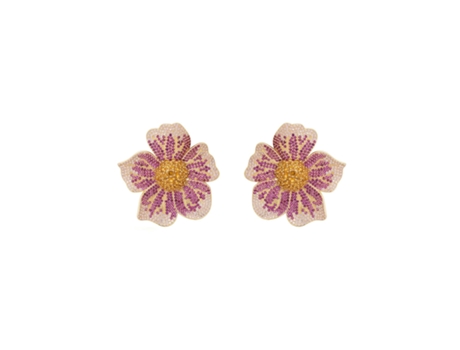 Pendientes de Oro LATELITA Pransy Pink Flower