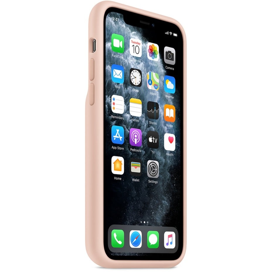 Apple Smart Battery case rosa arena para iphone 11 pro funda el exterior de silicona