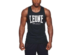 Camiseta de Hombre para Fitness LEONE1947 Logo Negro (S)