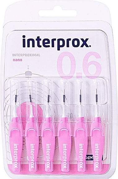 Cepillo Interdental INTERPROX Nano 6 Unidades (4 g)