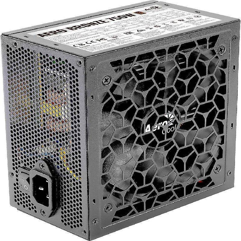 Fuente de Alimentación AEROCOOL AEROB750 (750 Vatios - 80 Plus Bronze - Negro)