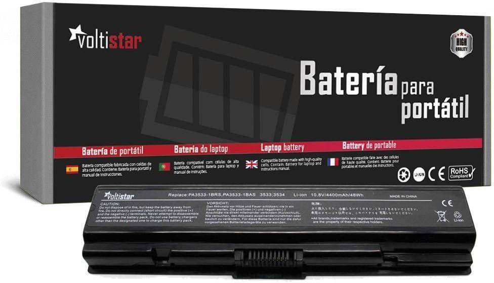 Batería para Portátil VOLTISTAR Toshiba Satellite Pa3534 Pa3534-1Brs Pa3534-1Bas